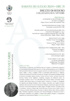 Libretto Antichi Organi Varese 2024