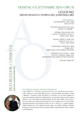 Libretto Antichi Organi Varese 2024